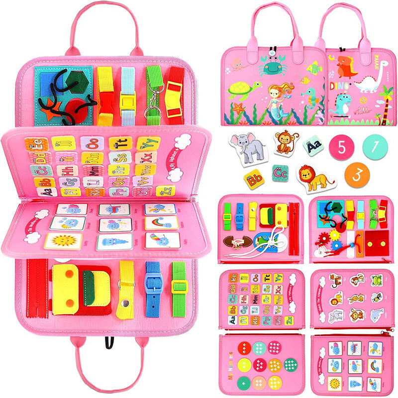 Interactive Felt Learning Board – Enhance Kids’ Motor Skills and Creativity