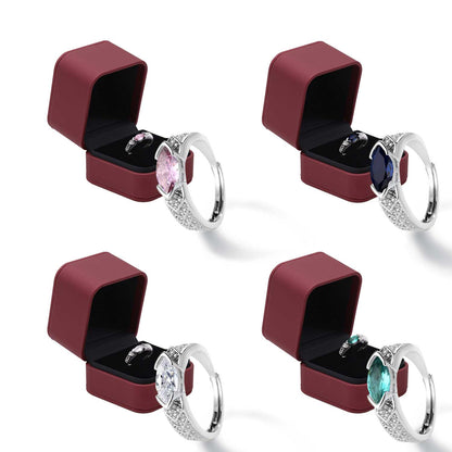 (🎅Christmas 🎄Limited Time Discount 80% Last Day 🎁)🔥DIYSTAR Magnetology Moissanite Diamond Ring💖