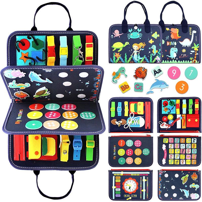 Interactive Felt Learning Board – Enhance Kids’ Motor Skills and Creativity