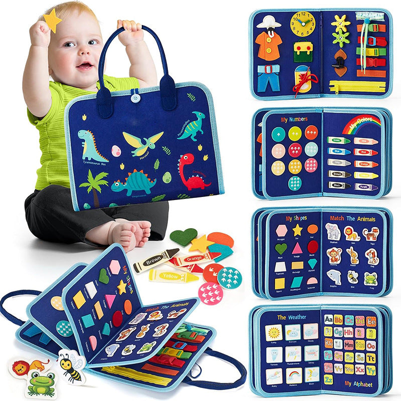Interactive Felt Learning Board – Enhance Kids’ Motor Skills and Creativity
