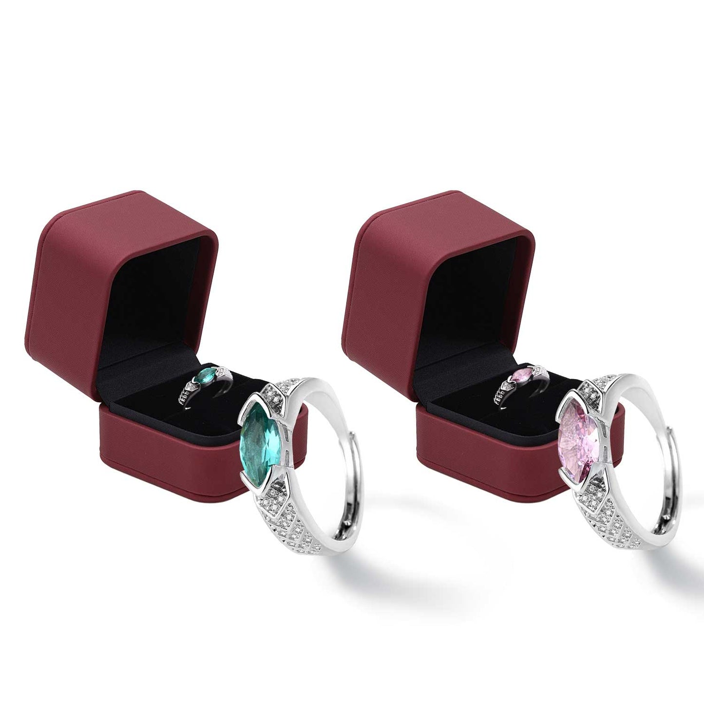 (🎅Christmas 🎄Limited Time Discount 80% Last Day 🎁)🔥DIYSTAR Magnetology Moissanite Diamond Ring💖