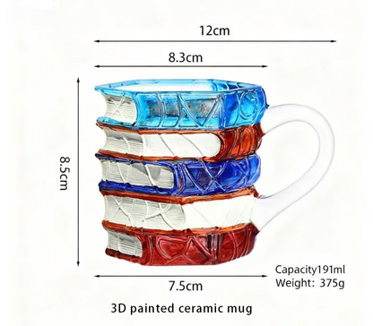 Ceramic Innovative 3D painted ceramic mug